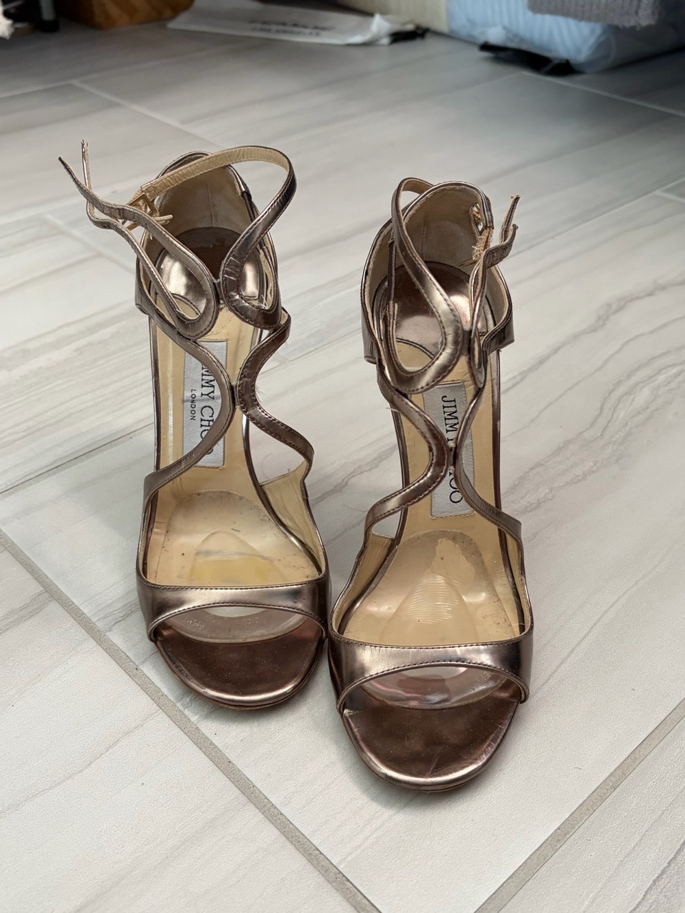 Jimmy Choo Azia 95 Rose Gold